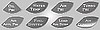 Kenworth 82-01 Gauge Emblem Pack A, 8pc set