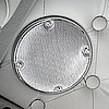 Kenworth 5-7/16" Round Speaker Covers, pr
