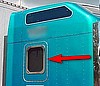 Kenworth Lower Sleeper Window Trim, ea