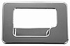 Kenworth 02-05 Glovebox Latch Trim, ea