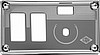 Kenworth 02-05 Wiper Trim Plate w/ Wiper Knob, ea