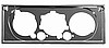 Kenworth 02-05 Climate Control Plate w/ Bezel, ea