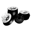 Black Steering Wheel Hub