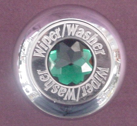 Colored Jewel Accessory Knob, ea